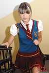 Schoolgirl spinner caught smoking and has bare ass spanked by MILF teacher